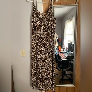 Anthropologie Leopard Dress
